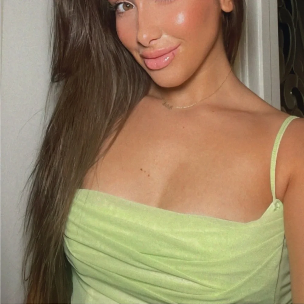 White Fox Boutique | Out of Focus Bustier Lime Green - Picture 2 of 3